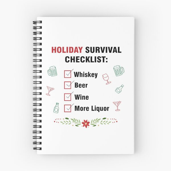 Item preview, HOLIDAY SURVIVAL CHECKLIST designed and sold by MallsD.