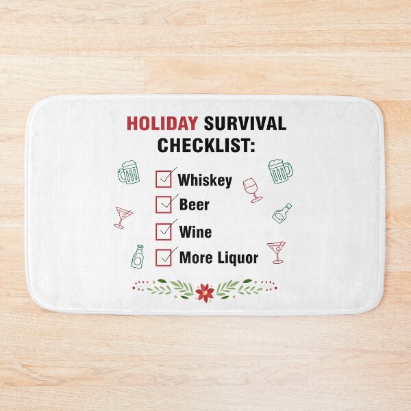 Item preview, HOLIDAY SURVIVAL CHECKLIST designed and sold by MallsD.