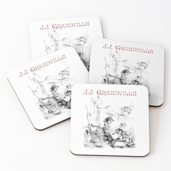 Item preview, Grandville Funny Monkeys Painters designed and sold by alexvas.