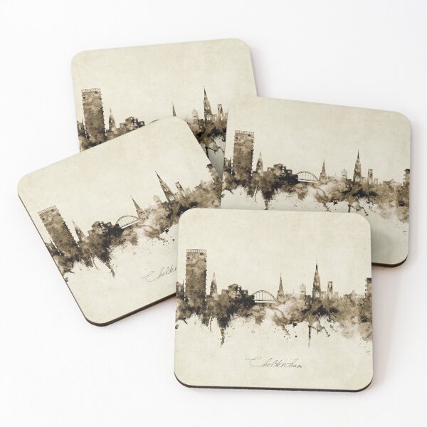 Item preview, Cheltenham England Skyline designed and sold by ArtPrints.