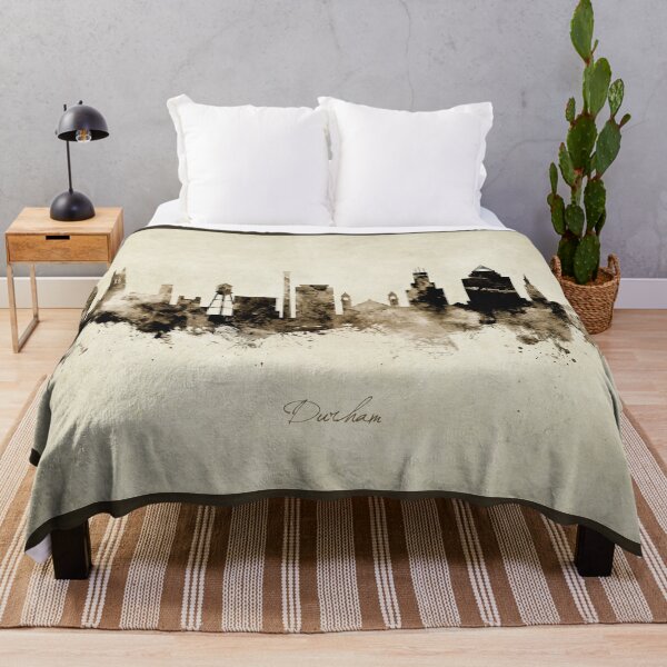 Item preview, Durham North Carolina Skyline designed and sold by ArtPrints.