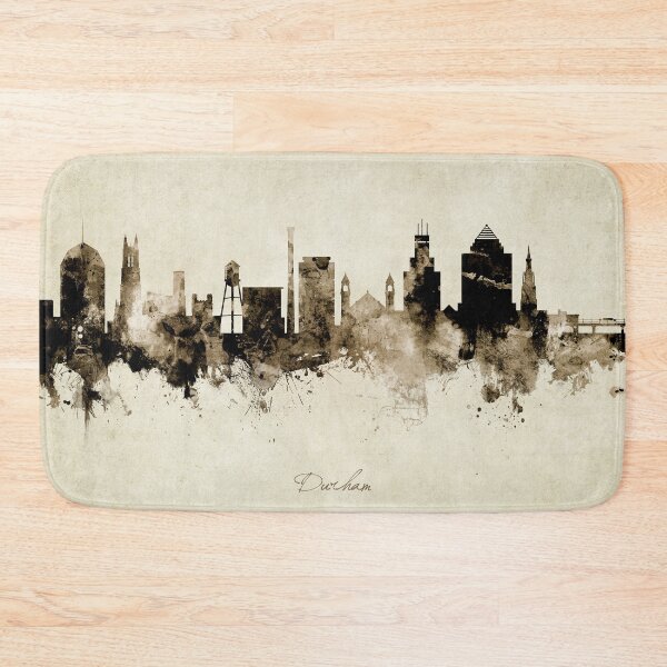 Item preview, Durham North Carolina Skyline designed and sold by ArtPrints.