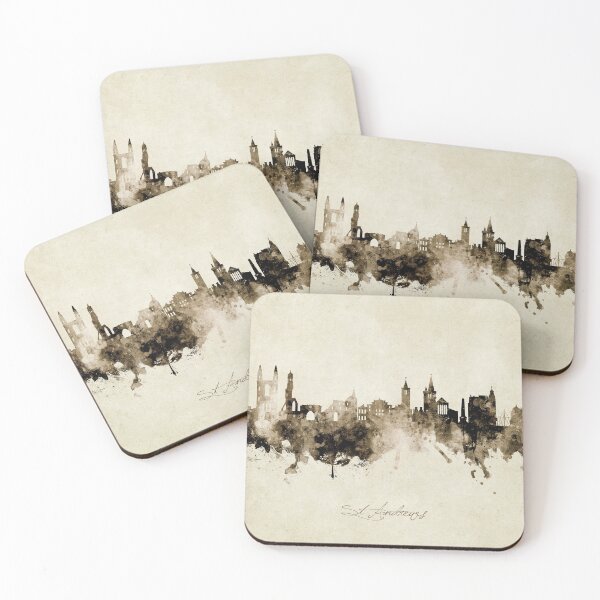 Item preview, St Andrews Scotland Skyline designed and sold by ArtPrints.