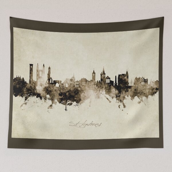 Item preview, St Andrews Scotland Skyline designed and sold by ArtPrints.