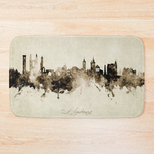 Item preview, St Andrews Scotland Skyline designed and sold by ArtPrints.