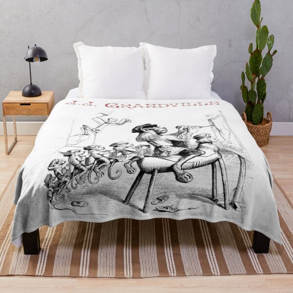 Item preview, Grandville Funny Monkey Painter designed and sold by alexvas.