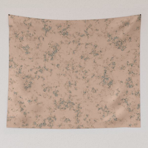 Item preview, Silver Glitter on Pastel Baby Pink Marble designed and sold by BloomCatB.
