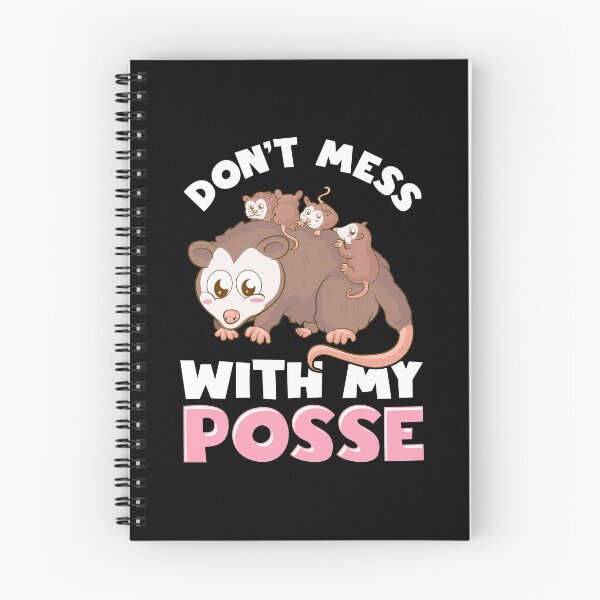 Item preview, Cute & Funny Don't Mess With My Posse Possum Family Pun designed and sold by perfectpresents.