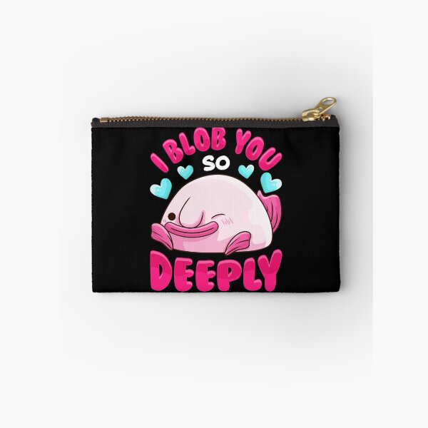 Item preview, Adorable I Blob You So Deeply Cute Blobfish Pun designed and sold by perfectpresents.