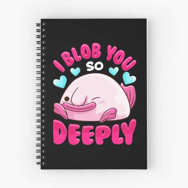 Item preview, Adorable I Blob You So Deeply Cute Blobfish Pun designed and sold by perfectpresents.
