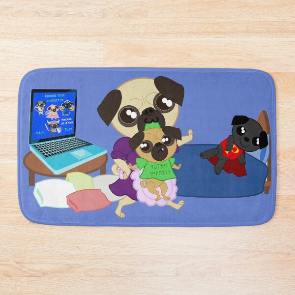 Item preview, Pugs. Gamer Puppy and Mom. Bed Time designed and sold by NorroenDyrd.