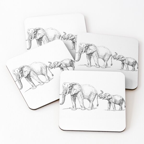 Item preview, elephant art designed and sold by Animalhead.