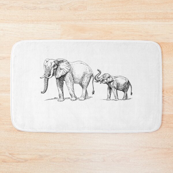 Item preview, elephant art designed and sold by Animalhead.