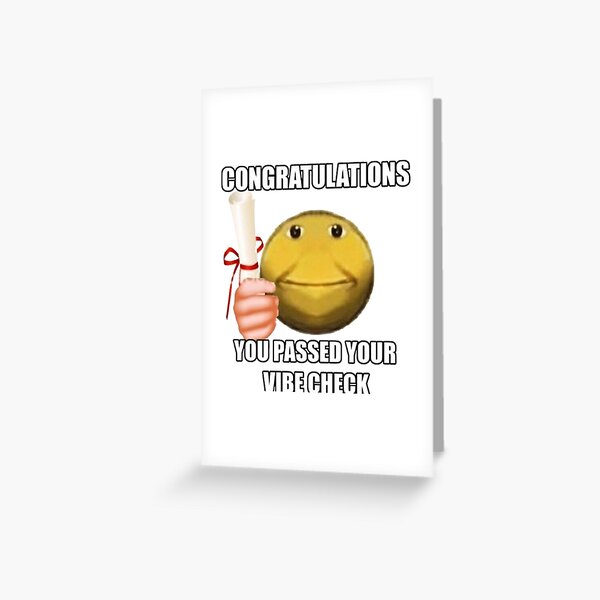 Cursed Stressed Blushing Emoji Greeting Card for Sale by Goath