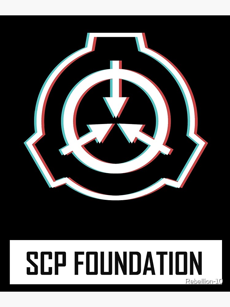 SCP Foundation Logo White lines | Postcard