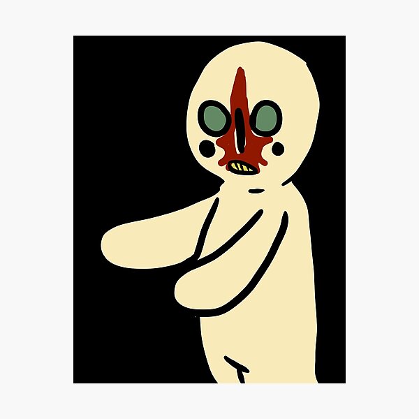 Scp 173 Photographic Print By Geempah Redbubble