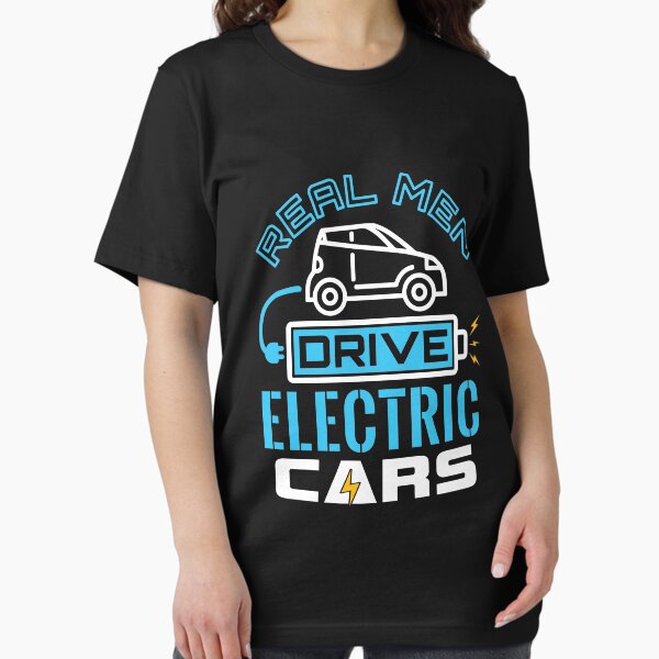 Item preview, Real Men Drive Electric Cars Plug In Vehicle designed and sold by jaygo.