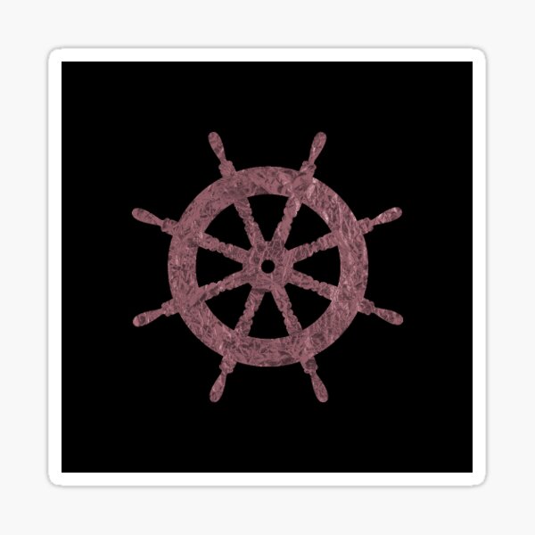 Item preview, Rose Gold Ship's Wheel designed and sold by highparkoutlet.