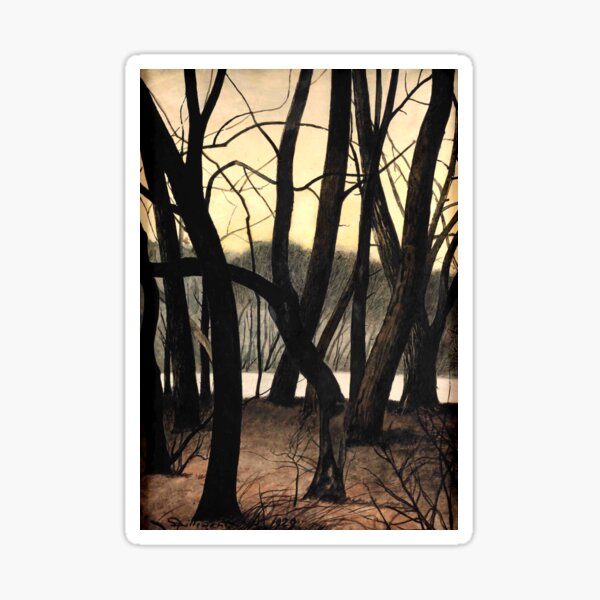 Item preview, Léon Spilliaert - Trees - Arbres designed and sold by ArtExpression.