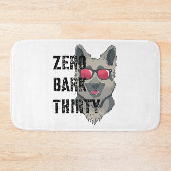Item preview, Zero Bark Thirty K-9 Military Dog Police Hero designed and sold by Leslie Smith.