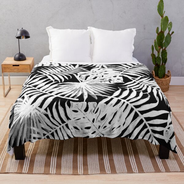Item preview, Tropical Leaf Pattern - At Midnight designed and sold by Amanda-Lakey.