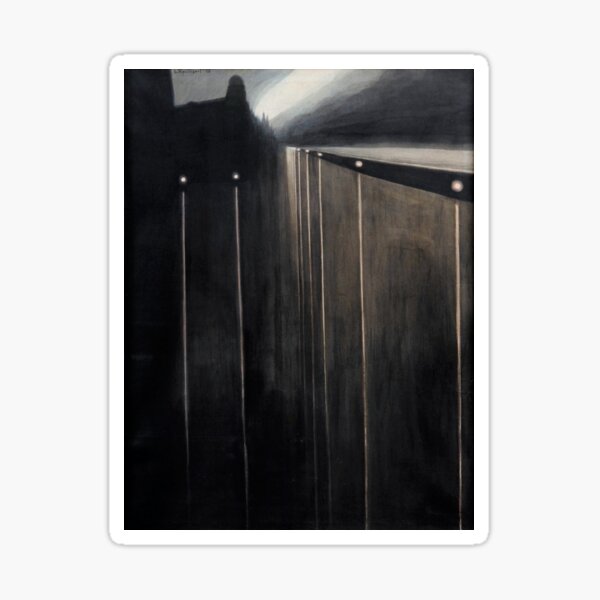 Vista previa del artículo con la obra «Léon Spilliaert - Digue la nuit, Reflets de Lumière - Paseo nocturno, Reflejos de luz», diseñado y vendido por ArtExpression.