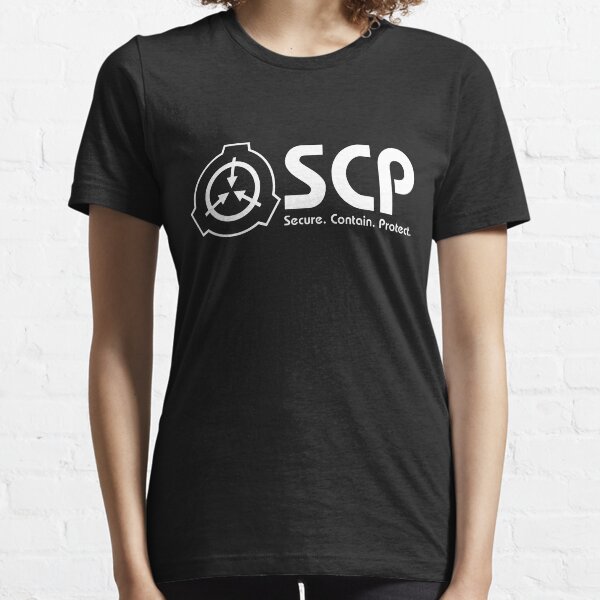 SCP Foundation White Logo T-Shirt by Harbud Neala - Pixels