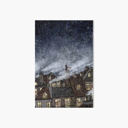 Lonely little superhero Art Board Print