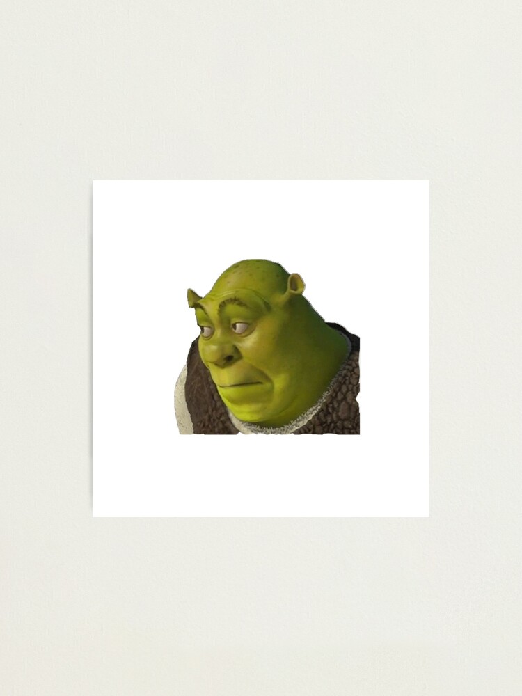 Giant Shrek Head Art Print for Sale by MemeStickersCo