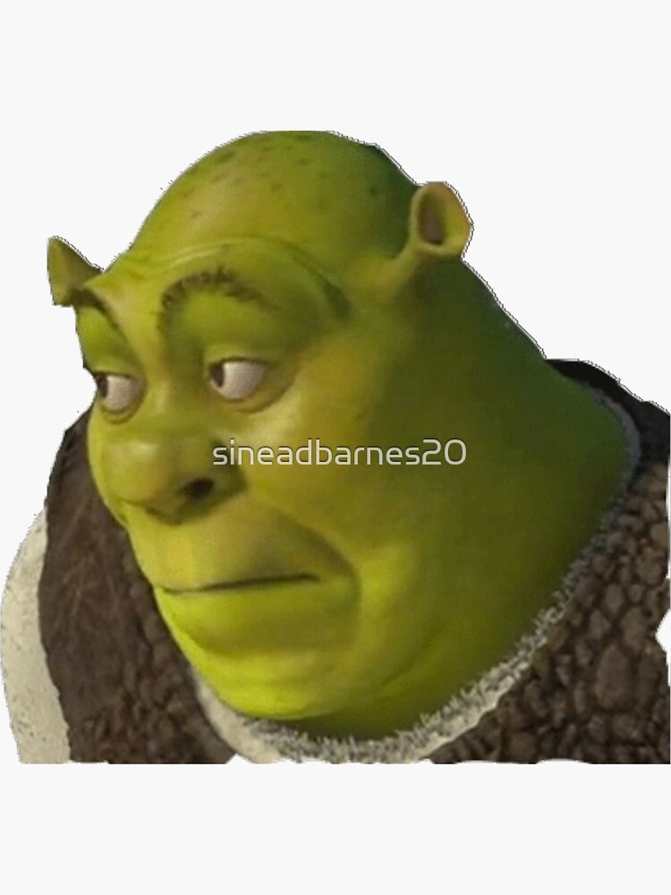 shrek face | Sticker