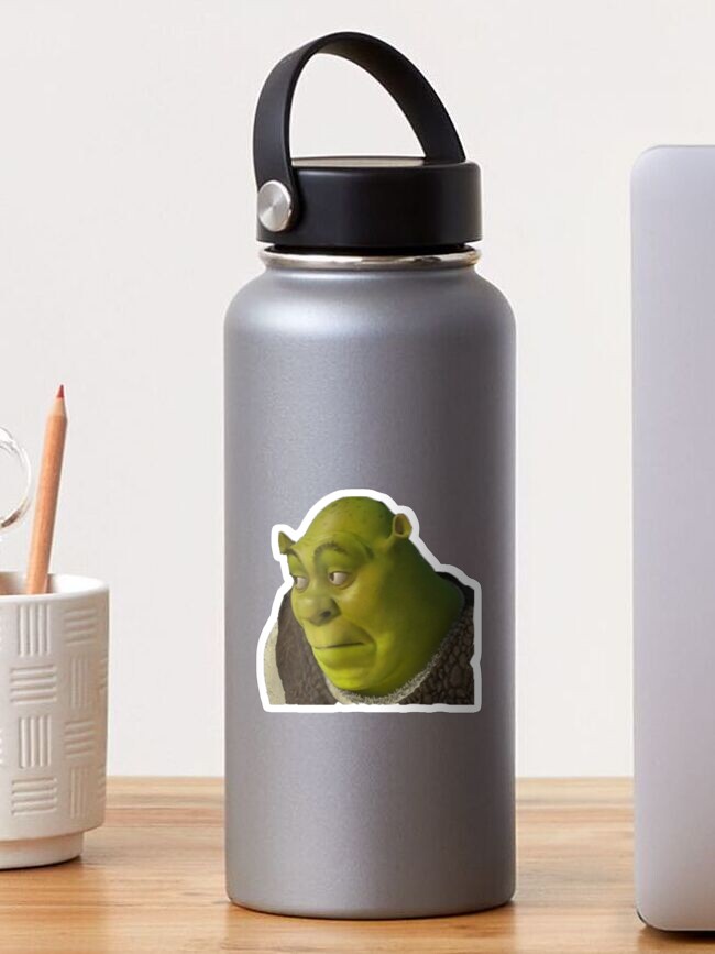 shrek face Sticker for Sale by sineadbarnes20