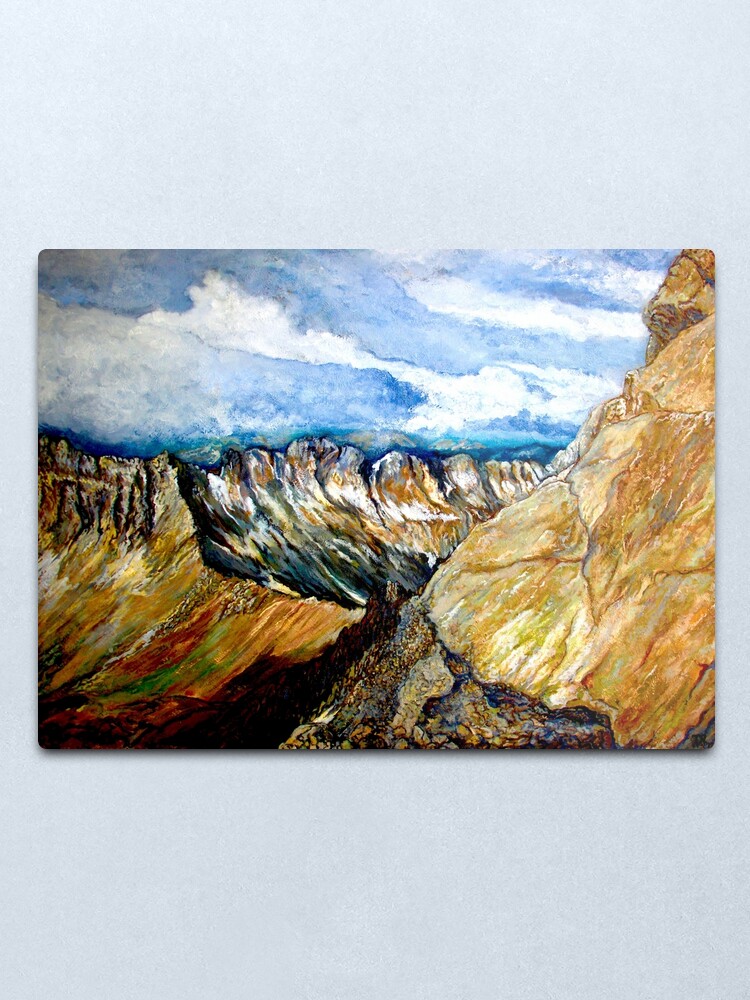 Alternate view of Mount Sneffels Metal Print