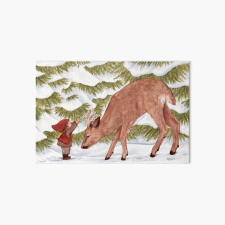 Deer Art Board Print