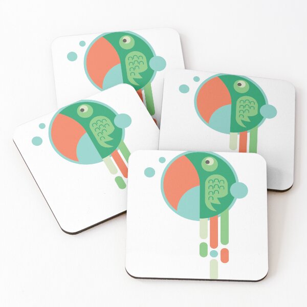 Item preview, green parrot  designed and sold by maryam madah.