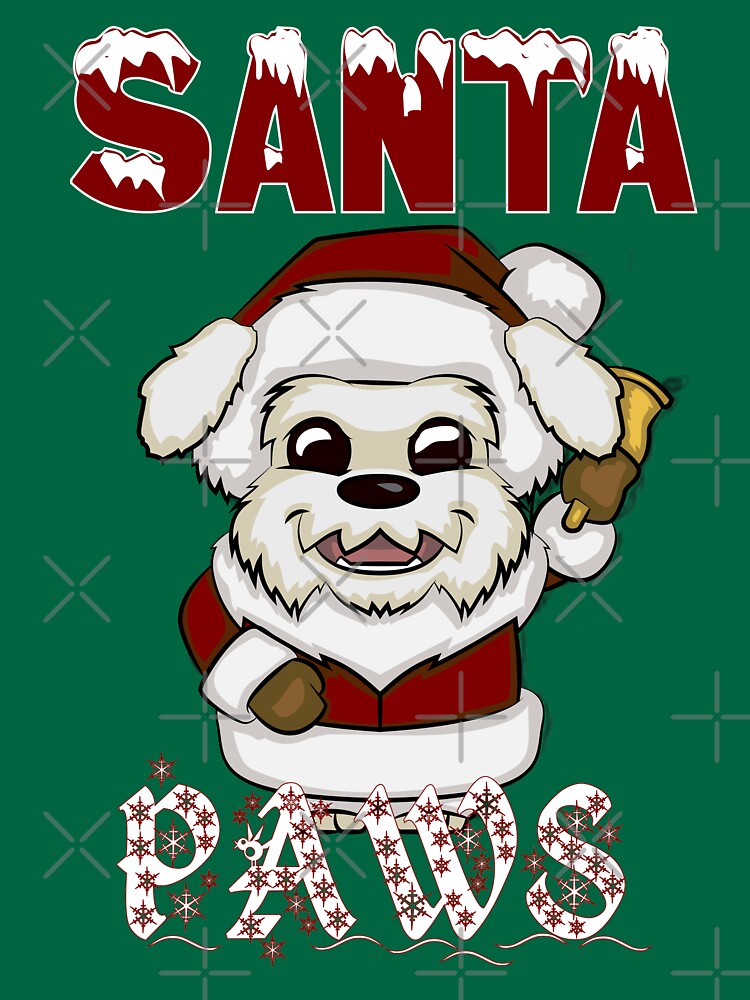 santa paws t shirt