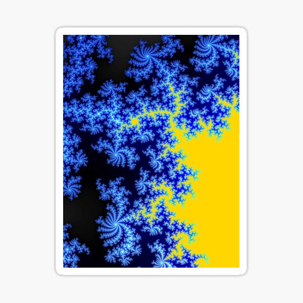 Mandelbrot Fractal Brick Sticker