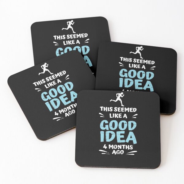Item preview, Good Idea 4 Months Ago Half Marathon Running designed and sold by jeffded.