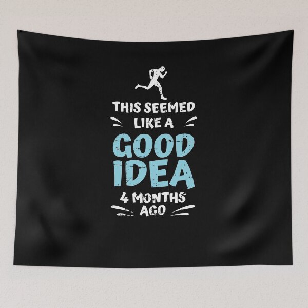 Item preview, Good Idea 4 Months Ago Half Marathon Running designed and sold by jeffded.