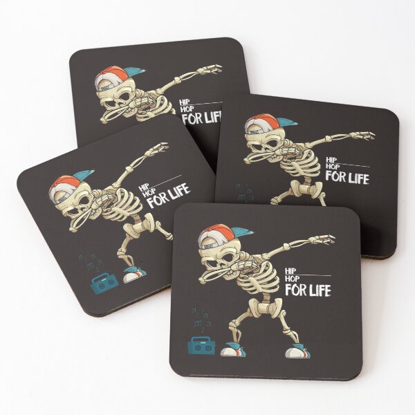 Item preview, Hip hop for life skeleton design designed and sold by darknessjeff86.