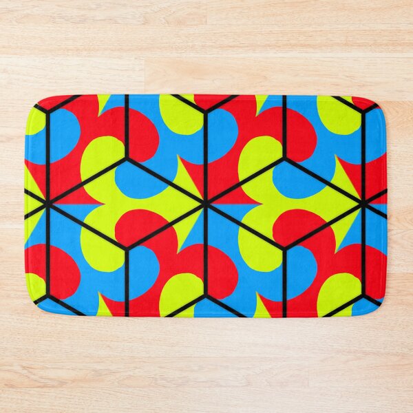 Item preview, Fleur de Lis Puzzle Cube Geometrical Pattern designed and sold by weavernap.