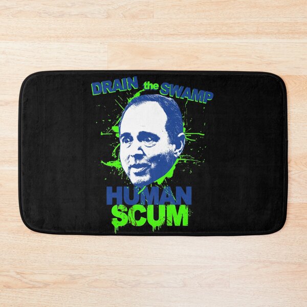Item preview, Shifty Schiff Shirt Human Scum Drain the Swamp designed and sold by PokerFace420.