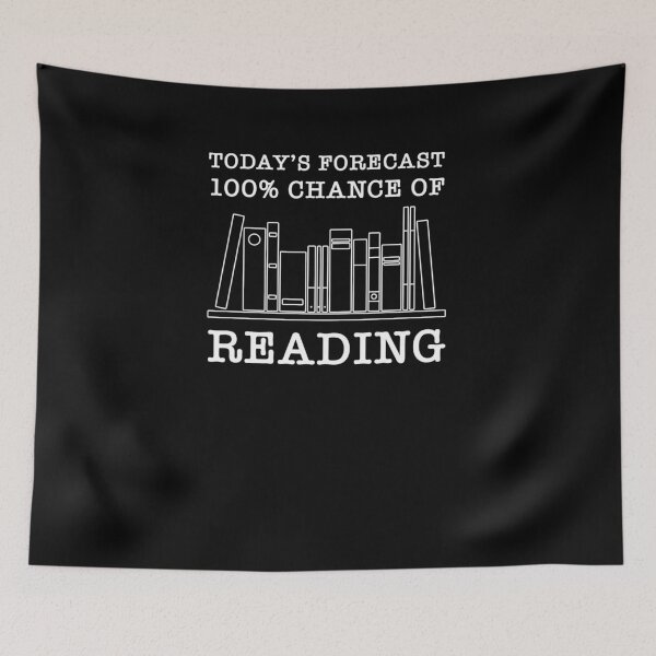 Item preview, Today's Forecast Reading Quote Bookworm Book designed and sold by jeffded.