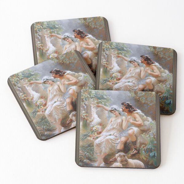 Item preview, An Allegorical Scene by Konstantin Makovsky Old Masters Reproduction designed and sold by Xzendor7 Digital Art Creations.