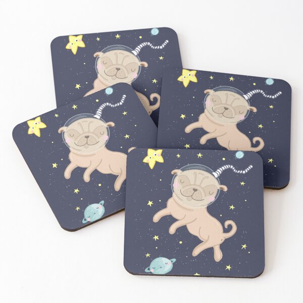 Item preview, Pug in space designed and sold by Christiane  Zielinski.