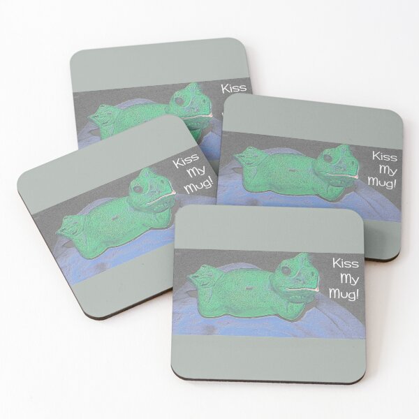 Item preview, Kiss My Mug Frog designed and sold by kristalcurt.