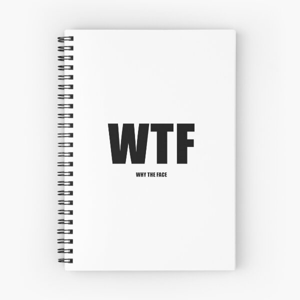 Item preview, WTF: Why The Face designed and sold by quoteedesigns.