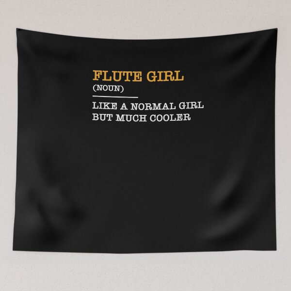 Item preview, Flute Girl Flutist Gift Wooden Blower designed and sold by jeffded.