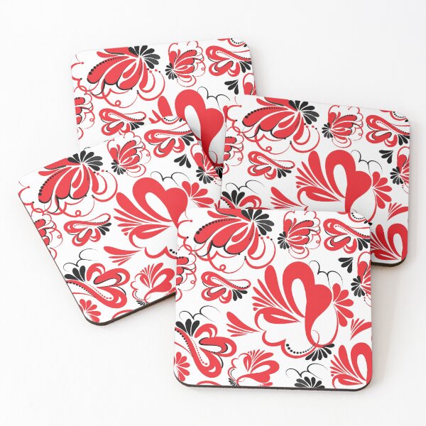 Item preview, Khokhloma Flowers designed and sold by Bazarovaart.