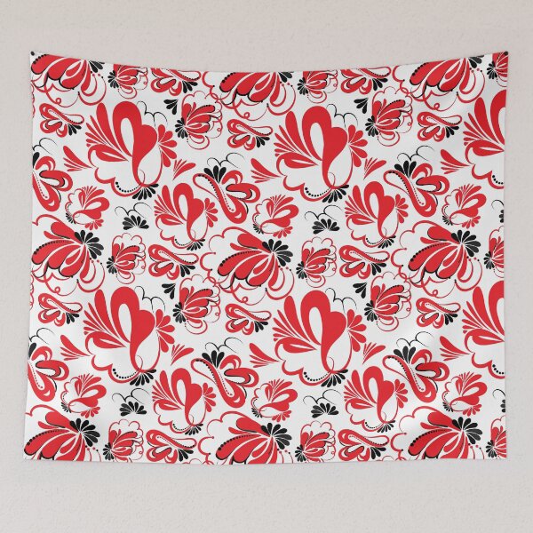 Item preview, Khokhloma Flowers designed and sold by Bazarovaart.