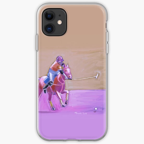 poloplayer taupe-lilac iPhone Flexible Hülle